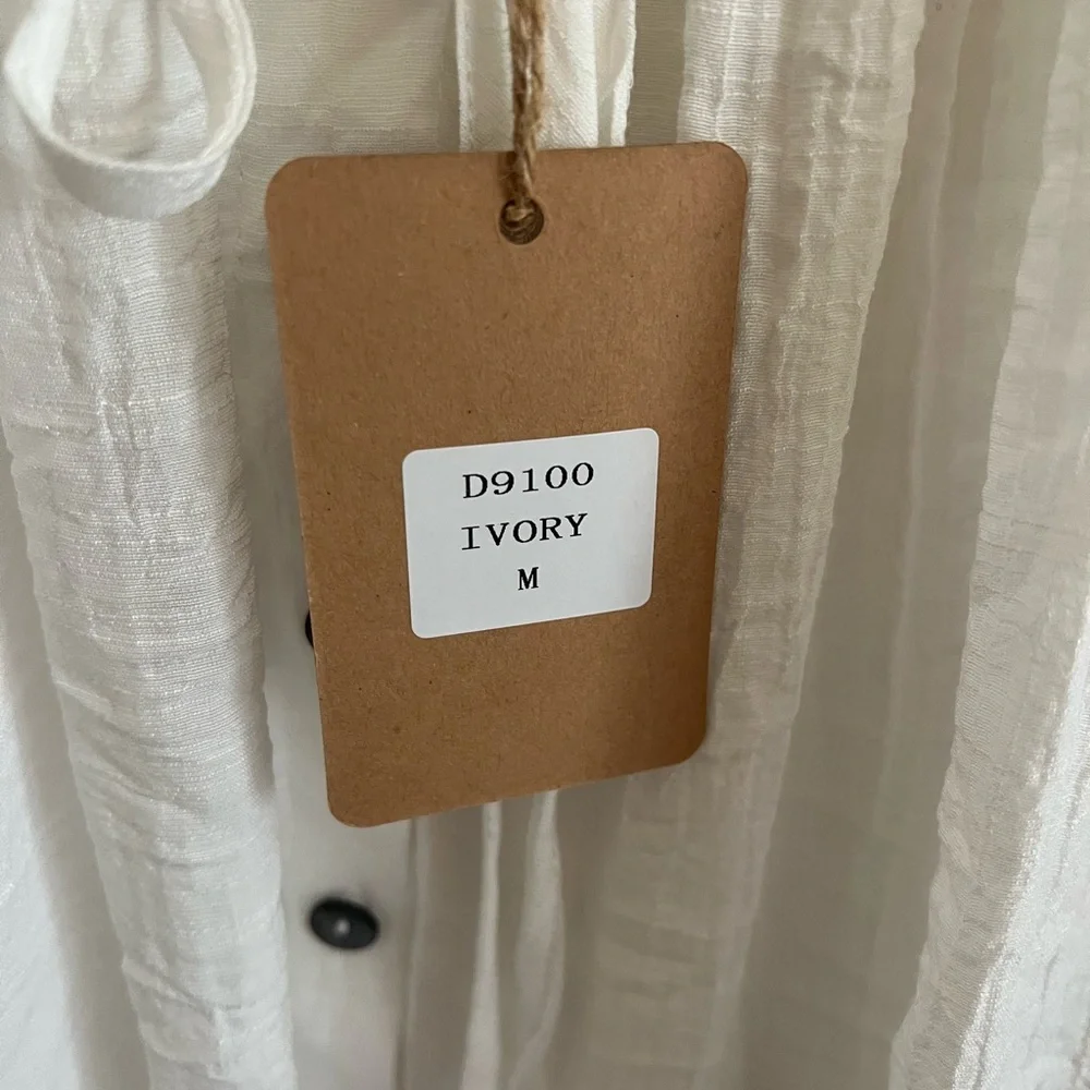 Jardin White Button-Down Dress - Picture 11 of 15